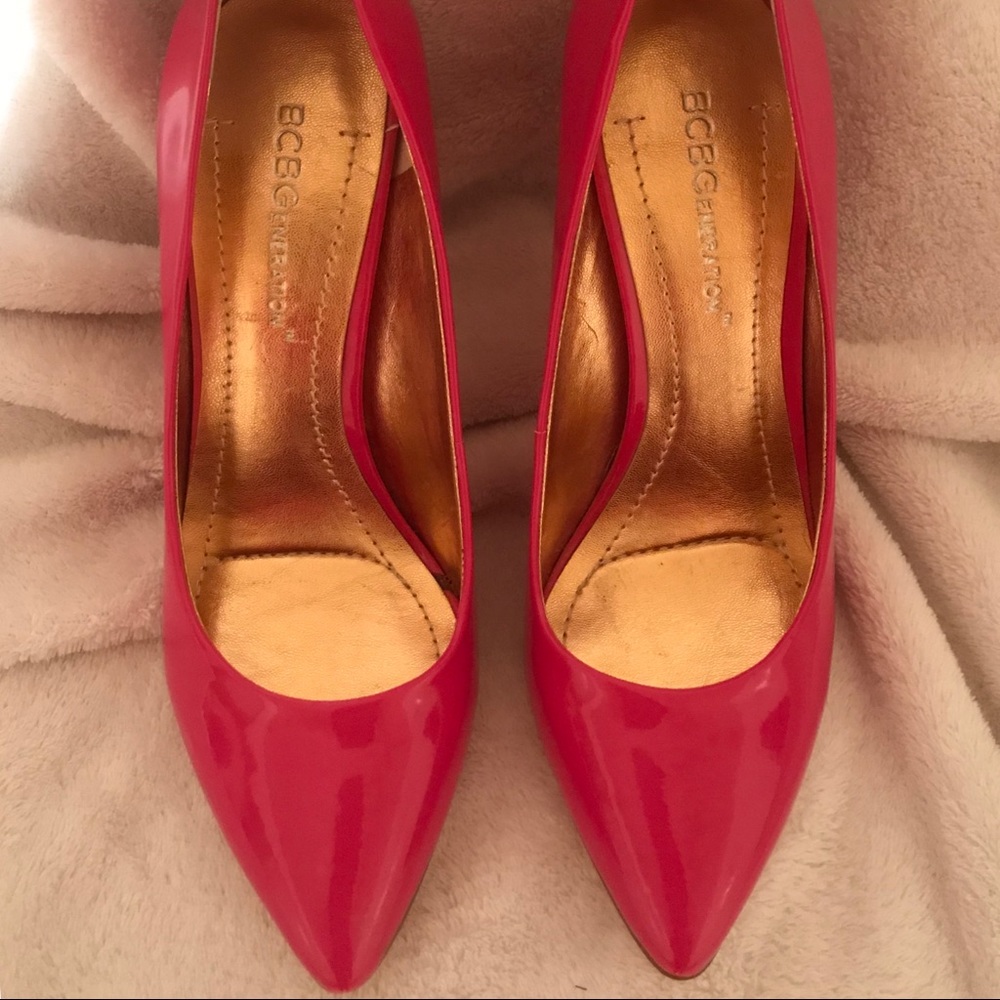BCBG Hot Pink Heels